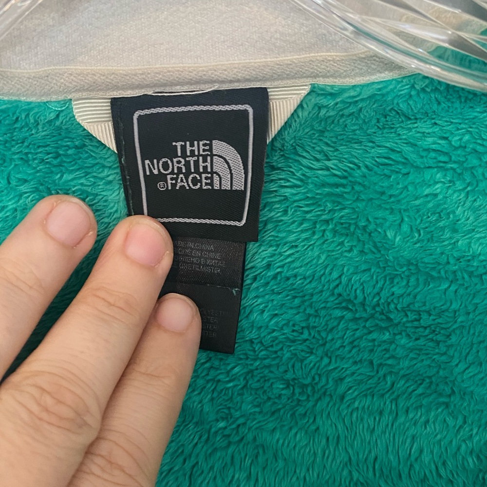 The North Face. Green Fleece “Osito” Jacket. Super Soft. Women Size XL. - Picture 7 of 9